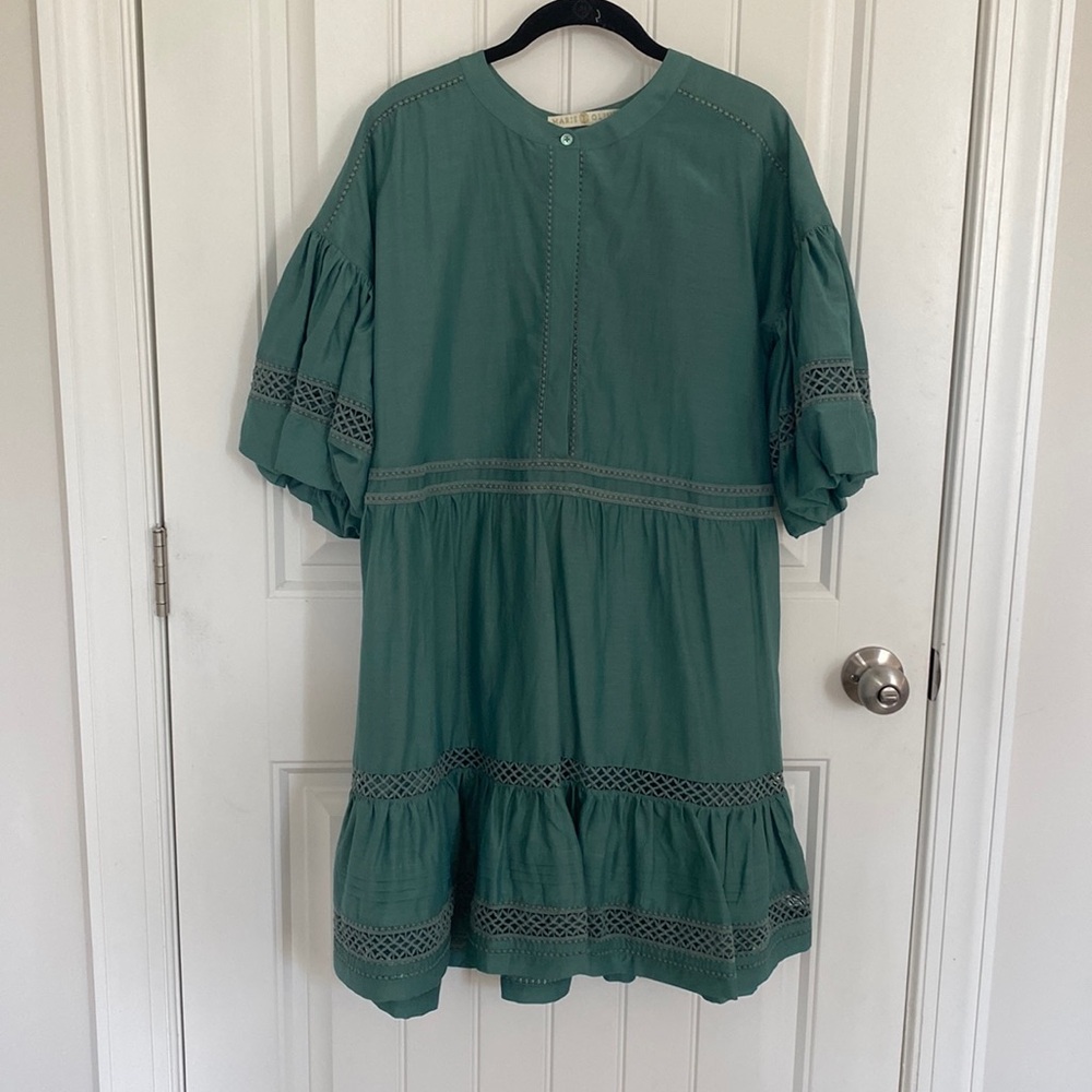 NWT Marie Oliver emerald green dress, beautiful color!